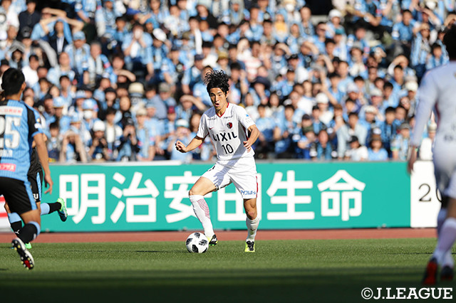 得点源の金崎　夢生（鹿島）もこの日は不発。昨季優勝を争った川崎Ｆとの一戦は悔しい結果となった【明治安田Ｊ１ 第9節 川崎Ｆvs鹿島】