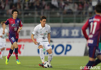 このところ出番を増やしている中島　賢星（岐阜）は、2試合連続のフル出場となった【明治安田Ｊ２ 第10節 岡山vs岐阜】