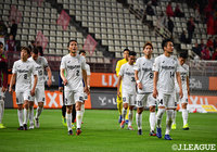 3連勝を逃し、悔しそうな表情を見せる神戸の選手たち【明治安田Ｊ１ 第10節 鹿島vs神戸】