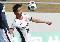 この日は完敗を喫した盛岡だが、終盤にCKから藤沼　拓夢が決めて意地を見せた【明治安田Ｊ３ 第8節 盛岡vs鹿児島】