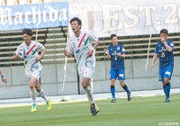後半AT、1点差に迫るゴールを決めた藤井 航大(町田)【明治安田J2 第11節 大分vs町田】
