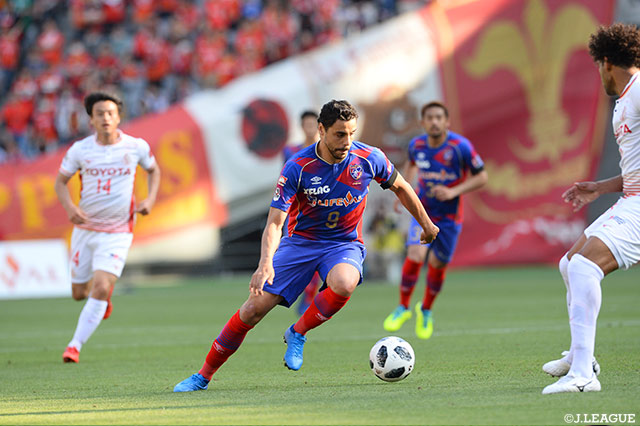 ディエゴ オリヴェイラ（FC東京）は2試合連続となる2ゴールを決め、チーム同様好調を維持【明治安田Ｊ１ 第11節 FC東京vs名古屋】