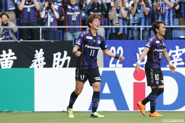 Ｇ大阪はファン ウィジョのディフェンスの間を突くシュートが決まり点差を広げる【明治安田Ｊ１ 第11節 Ｇ大阪vs鳥栖】