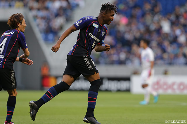 後半ATにマテウス（Ｇ大阪）が強烈なミドルシュートを突き刺し、J1初ゴールを決める【明治安田Ｊ１ 第11節 Ｇ大阪vs鳥栖】	