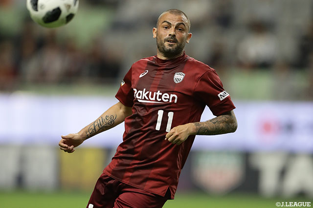 約1年2カ月ぶりに出場したレアンドロ（神戸）【明治安田Ｊ１ 第12節 神戸vsFC東京】