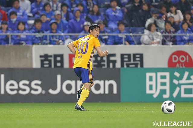 今シーズン仙台に戻ってきた関口　訓充。リーグ戦では復帰後初出場となった【明治安田Ｊ１ 第12節 Ｇ大阪vs仙台】