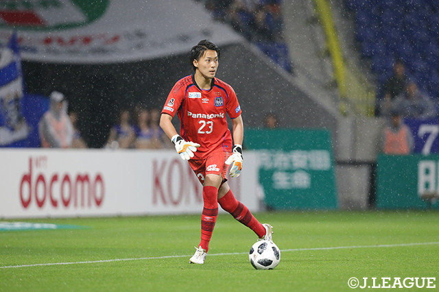 仙台相手に無失点に抑えた林　瑞輝（Ｇ大阪）。東口　順昭不在の穴をしっかりと埋めている【明治安田Ｊ１ 第12節 Ｇ大阪vs仙台】