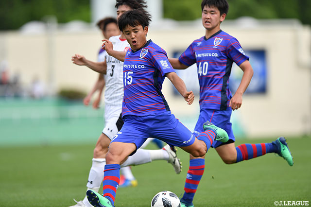 先発フル出場を果たした久保 建英（F東23）。ここまで1勝のチームを牽引し勝利に貢献【明治安田Ｊ３ 第9節 F東23vs盛岡】