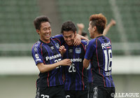 今季初ゴールを記録した妹尾　直哉（Ｇ大23）。チームも3得点で快勝！【明治安田Ｊ３ 第10節 G大23vs沼津】