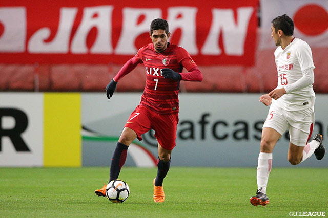 後半31分に投入されたペドロ ジュニオール（鹿島）。得点とはならなかったが完全復活は間近か【ACL ラウンド16 第1戦 鹿島vs上海上港】