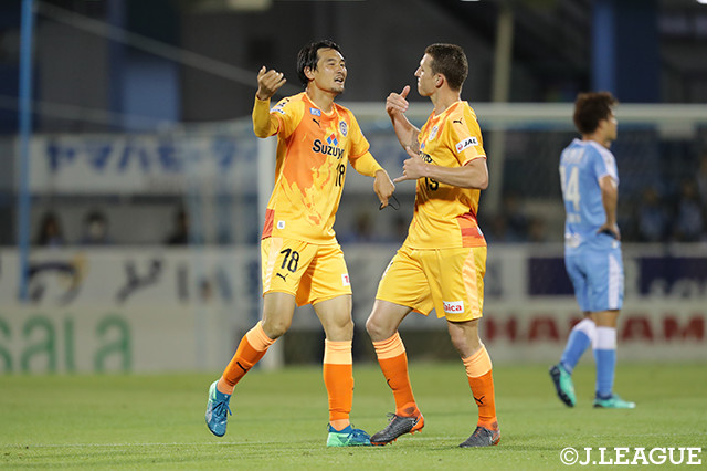 今季初先発で1ゴールを記録した長谷川　悠（清水／＃18）ここから出場機会を増やしていきたい【ルヴァンカップ GS 第5節 磐田vs清水】