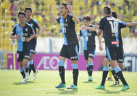 強烈なミドルシュートを決めた小林 悠（#11）。川崎Ｆが同点に追いつく【明治安田Ｊ１ 第14節 柏vs川崎Ｆ】