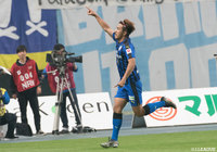 後半開始早々ゴールを決め試合を振り出しに戻した伊佐 耕平（大分）【明治安田Ｊ２ 第14節 大分vs岐阜】