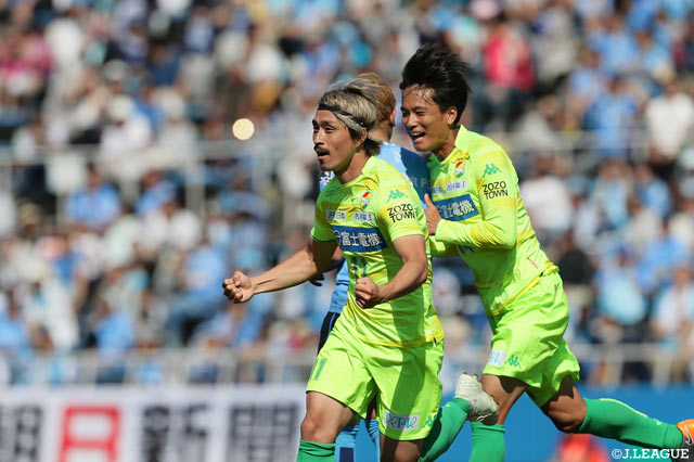 後半に2ゴールを挙げチームの反撃の狼煙を上げた船山 貴之（千葉）【明治安田Ｊ２ 第15節 横浜FCvs千葉】