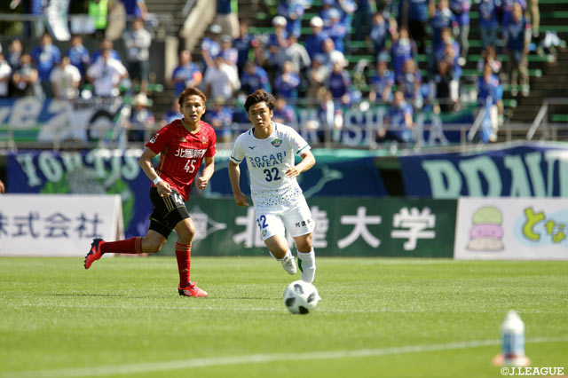 精度の高いキックで多くのチャンスを作った小西 雄大（徳島）だったが…【明治安田Ｊ２ 第15節 金沢vs徳島】