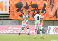 75分に高木 大輔（山口）のミドルシュートが決まり同点。注目の上位対決は両者勝点1を分け合う結果となった【明治安田Ｊ２ 第15節 大分vs山口】