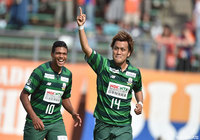 開始早々に先制を許すも、風間 宏矢（#14）がヘディングで同点ゴールを奪取！岐阜が同点に追いつく【明治安田Ｊ２ 第16節 岐阜vs新潟】