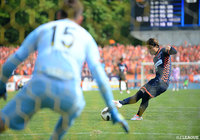 前半14分に得たPKのチャンスを大前 元紀(大宮)がきっちりと決め、大宮が先制に成功!【明治安田J2 第16節 栃木vs大宮】