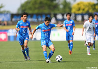 11節以来のゴールに期待がかかる岸本 武流(水戸)だったが、開始早々のチャンスをモノにできず無得点に終わった【明治安田J2 第16節 水戸vs福岡】