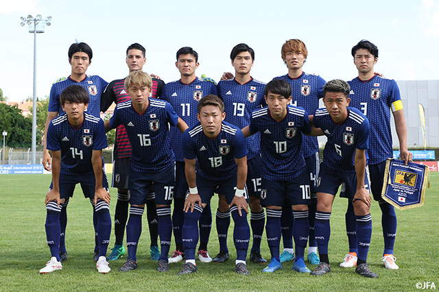 Ｕ-21日本のスターティングメンバー【トゥーロン国際大会 Ｕ-21日本vsＵ-19ポルトガル】