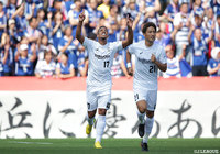 FKのチャンスにウェリントンが豪快に頭で合わせアウェイの神戸が先制!【ルヴァンカップ プレーオフステージ 第1戦 横浜FMvs神戸】