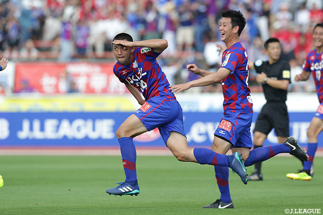 CKのチャンスに今津 佑太がヘディングで合わせ甲府が先制点を奪う！【ルヴァンカップ プレーオフステージ　第1戦 甲府vs浦和】