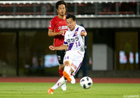 バックパスを奪い去った仙頭 啓矢（京都）が冷静に流し込んで先制点をゲット！【明治安田Ｊ２ 第17節 金沢vs京都】