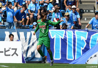 14分に佐藤 優平のゴールでアウェーの東京Vが先制する【明治安田J2 第17節 横浜FCvs東京V】