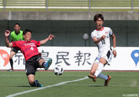 谷村 憲一（盛岡）は厳しいマークにあい上手くゲームメイクができない【明治安田Ｊ３ 第12節 福島vs盛岡】