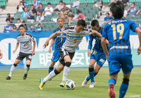 安 柄俊(熊本)も何度かチャンスを作ったが無得点。69分に交代となった【明治安田J2 第17節 大分vs熊本】