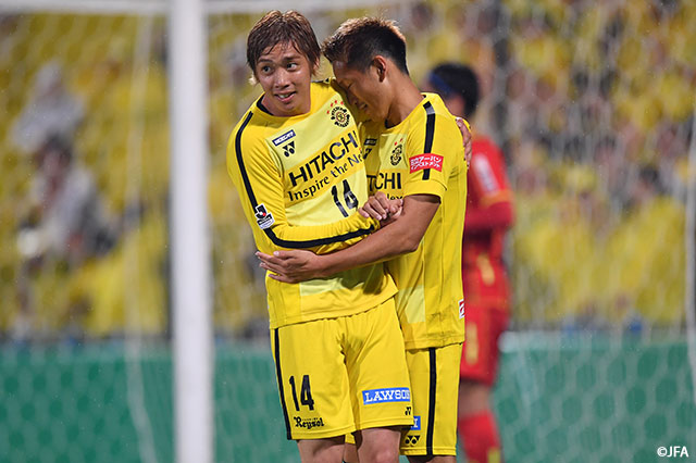 開始1分、伊東 純也（#14）がＶ市原ゴールをこじ開け柏が先制に成功する【天皇杯 2回戦 柏vsＶ市原】