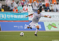 馬場 賢治（大分）は何度かゴールに迫ったが得点には至らなかった【明治安田Ｊ２ 第18節 愛媛vs大分】