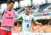 決勝点を挙げたフェルナンジーニョ(鳥取)【明治安田J3 第13節 長野vs鳥取】