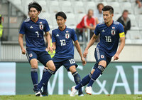 キャプテンマークを巻いた山口 蛍（Ｃ大阪）はフル出場を果たした【国際親善試合：日本vsパラグアイ】