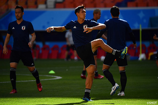 日本代表前日練習【2018FIFAワールドカップ ロシア】