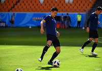 日本代表前日練習【2018FIFAワールドカップ ロシア】