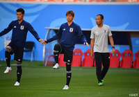 日本代表前日練習【2018FIFAワールドカップ ロシア】