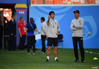 日本代表前日練習【2018FIFAワールドカップ ロシア】