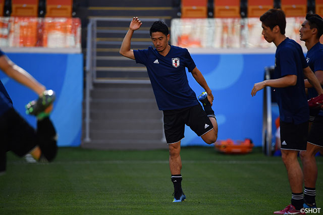 日本代表前日練習【2018FIFAワールドカップ ロシア】