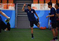 日本代表前日練習【2018FIFAワールドカップ ロシア】