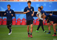 日本代表前日練習【2018FIFAワールドカップ ロシア】
