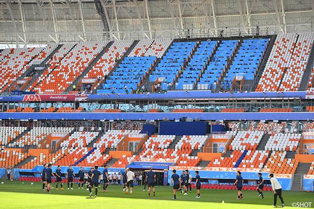 日本代表前日練習【2018FIFAワールドカップ ロシア】