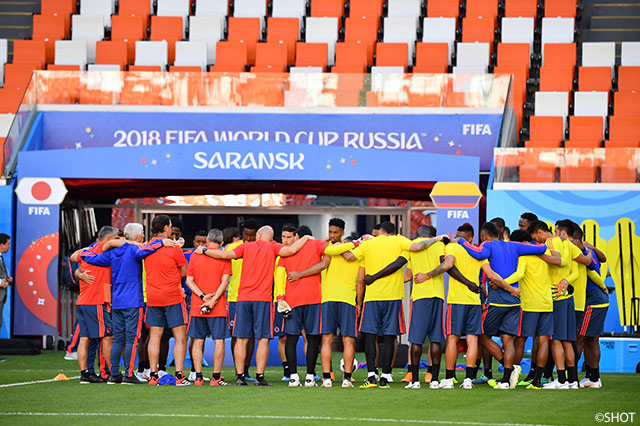 コロンビア代表前日練習【2018FIFAワールドカップ ロシア】