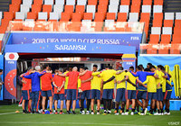 コロンビア代表前日練習【2018FIFAワールドカップ ロシア】