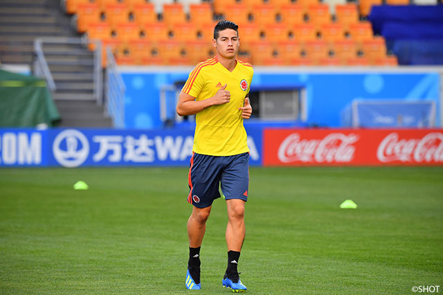 コロンビア代表前日練習【2018FIFAワールドカップ ロシア】