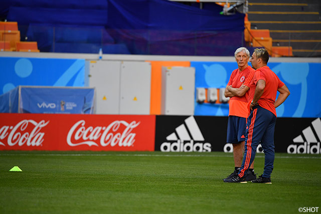 コロンビア代表前日練習【2018FIFAワールドカップ ロシア】