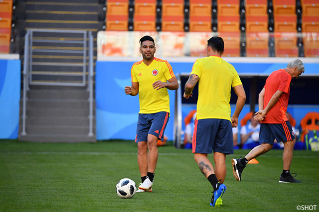 コロンビア代表前日練習【2018FIFAワールドカップ ロシア】