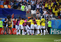 前半39分、コロンビアに同点ゴールを許す【2018FIFAワールドカップ ロシア GS 第1節 コロンビアvs日本】