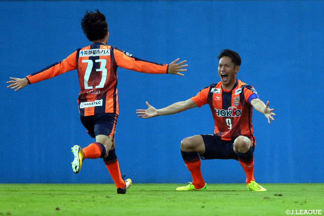 津田 知宏が見事なミドルシュートをゴールに突き刺し、長野が後半立ち上がりに先制点を奪う！【明治安田Ｊ３ 第15節 YS横浜vs長野】