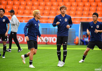 日本代表前日練習【2018FIFAワールドカップ ロシア】